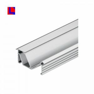 Profil aluminiowy wytłaczany z anodowanego aluminium do stosowania na taśmie led